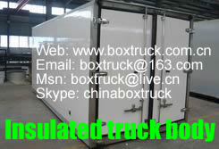 Insulated truck body